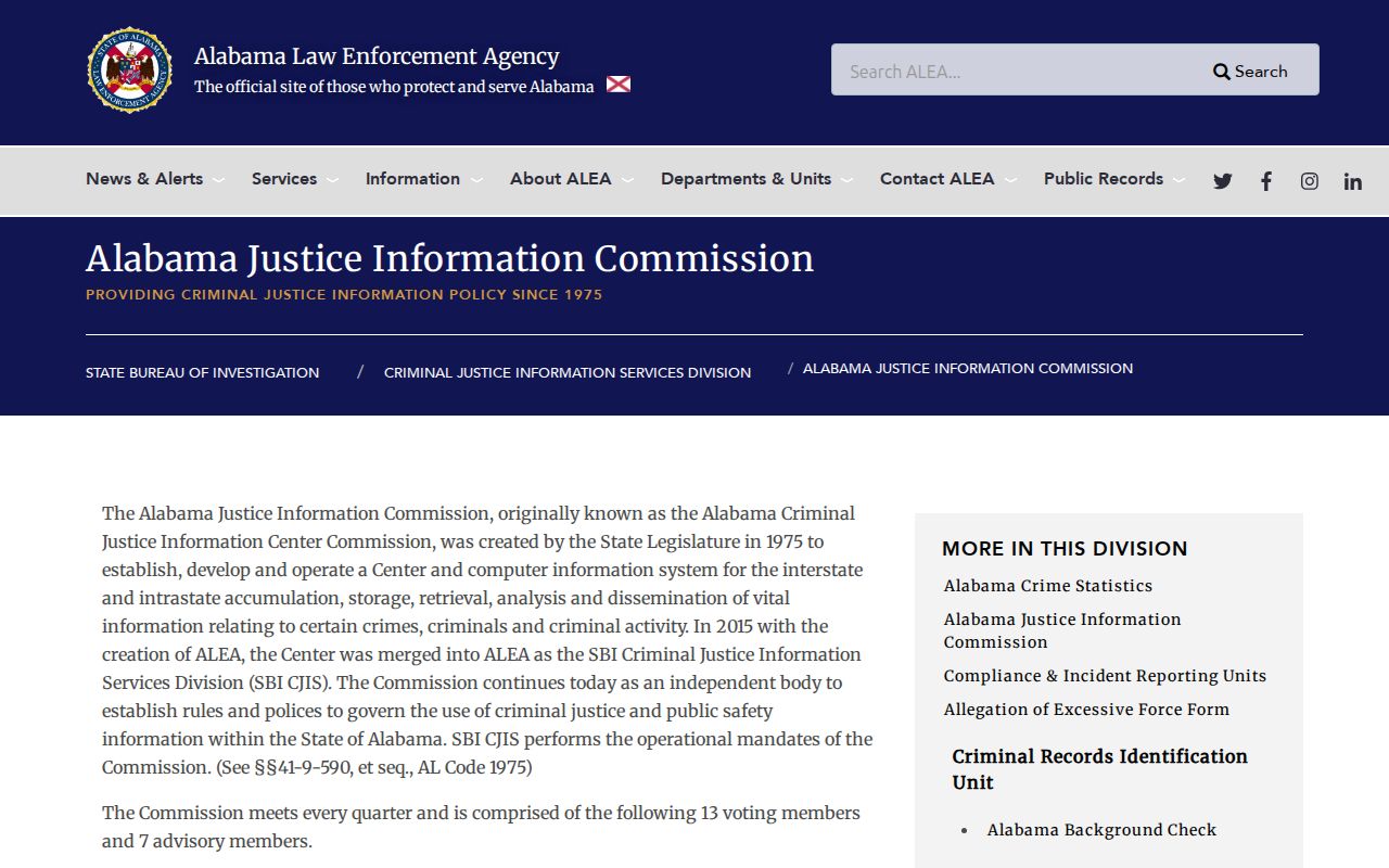 Alabama AJIC system information related to Clarke County active warrants