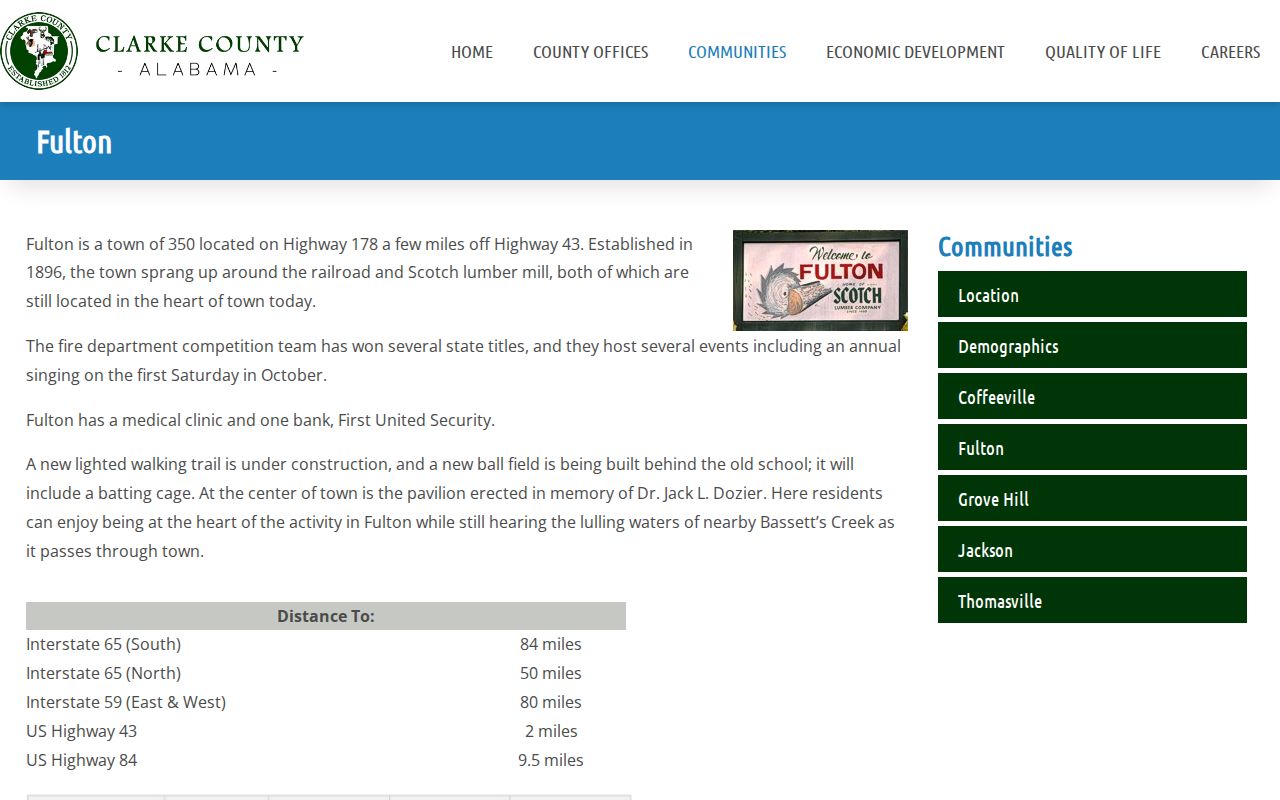 Fulton Clarke County community source for Fulton warrant records